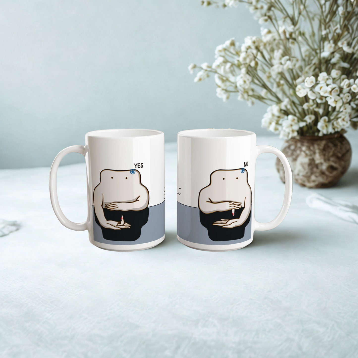 Ceramic Mug 15oz | Peeka –YES or NO