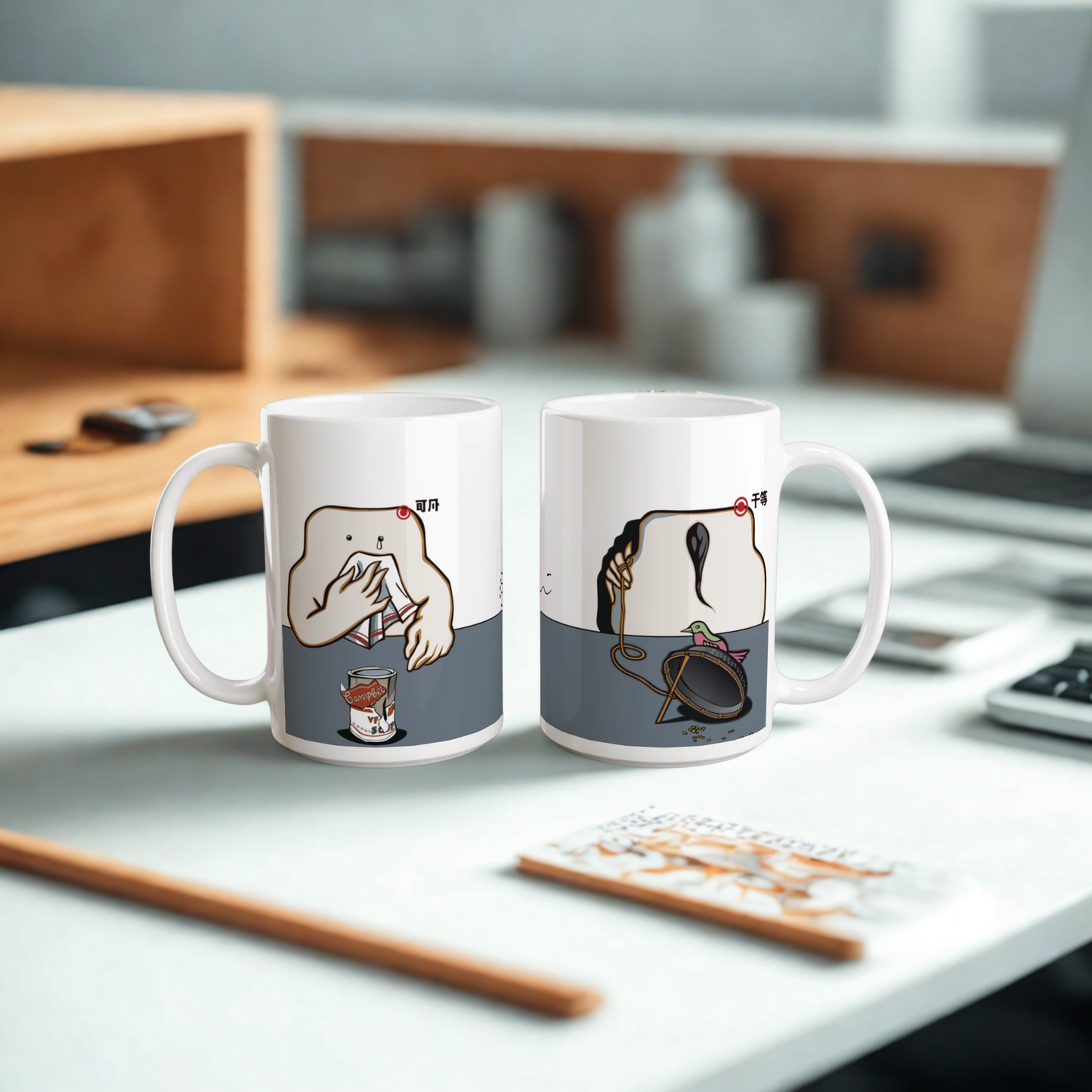 Ceramic Mug 15oz | Peeka –ATEMPT OR PATIENCE