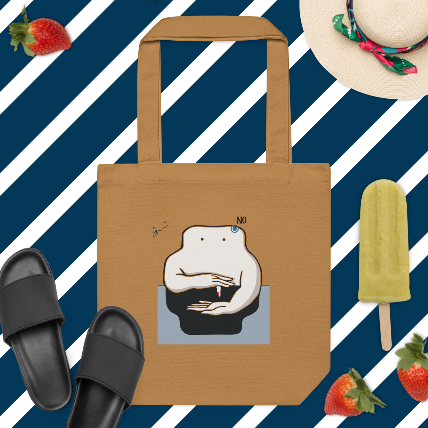 Cotton tote bag - little toy_NO