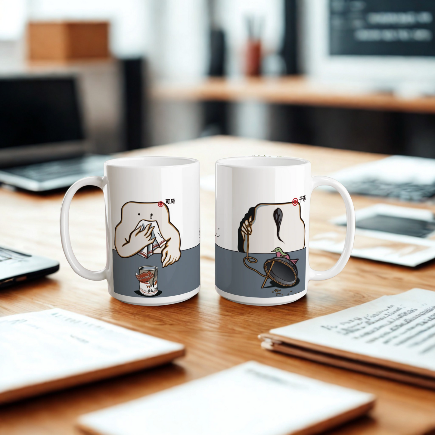 Ceramic Mug 15oz | Peeka –ATEMPT OR PATIENCE