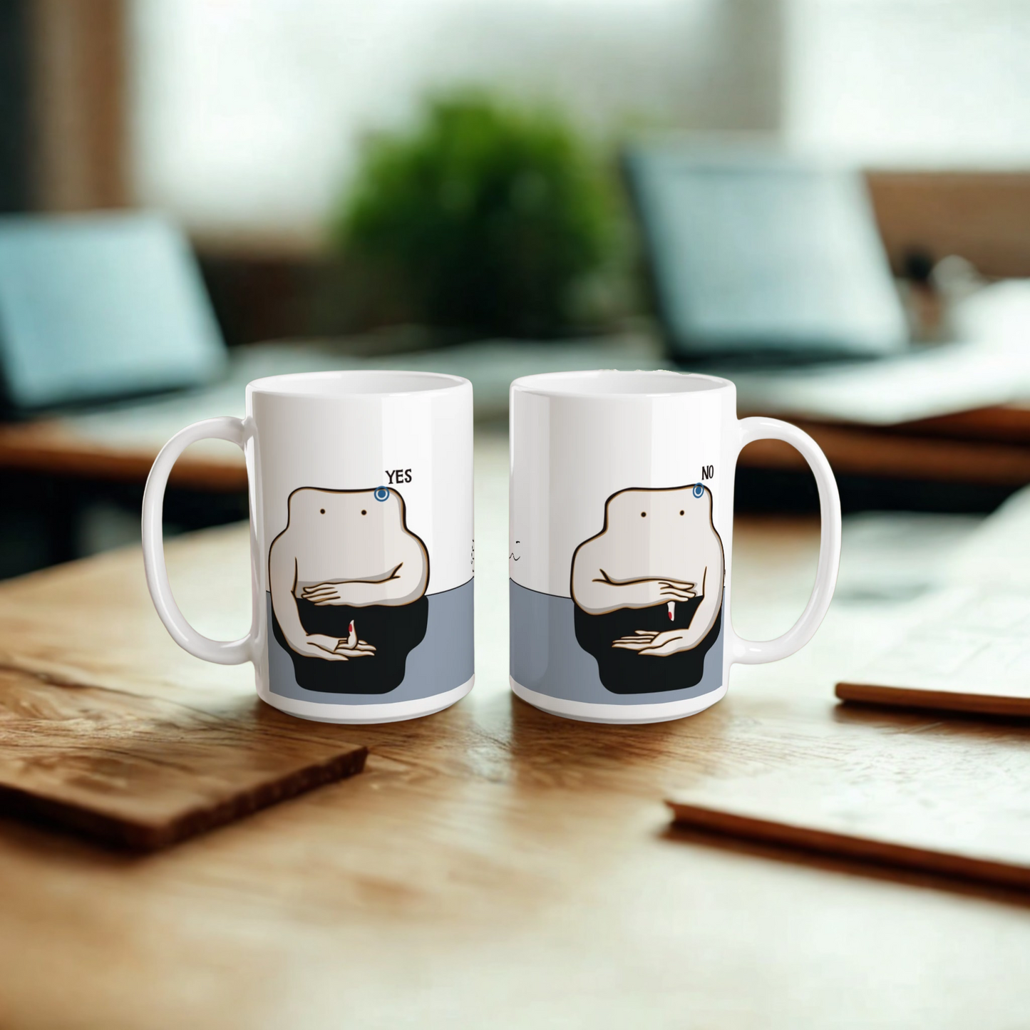 Ceramic Mug 15oz | Peeka –YES or NO