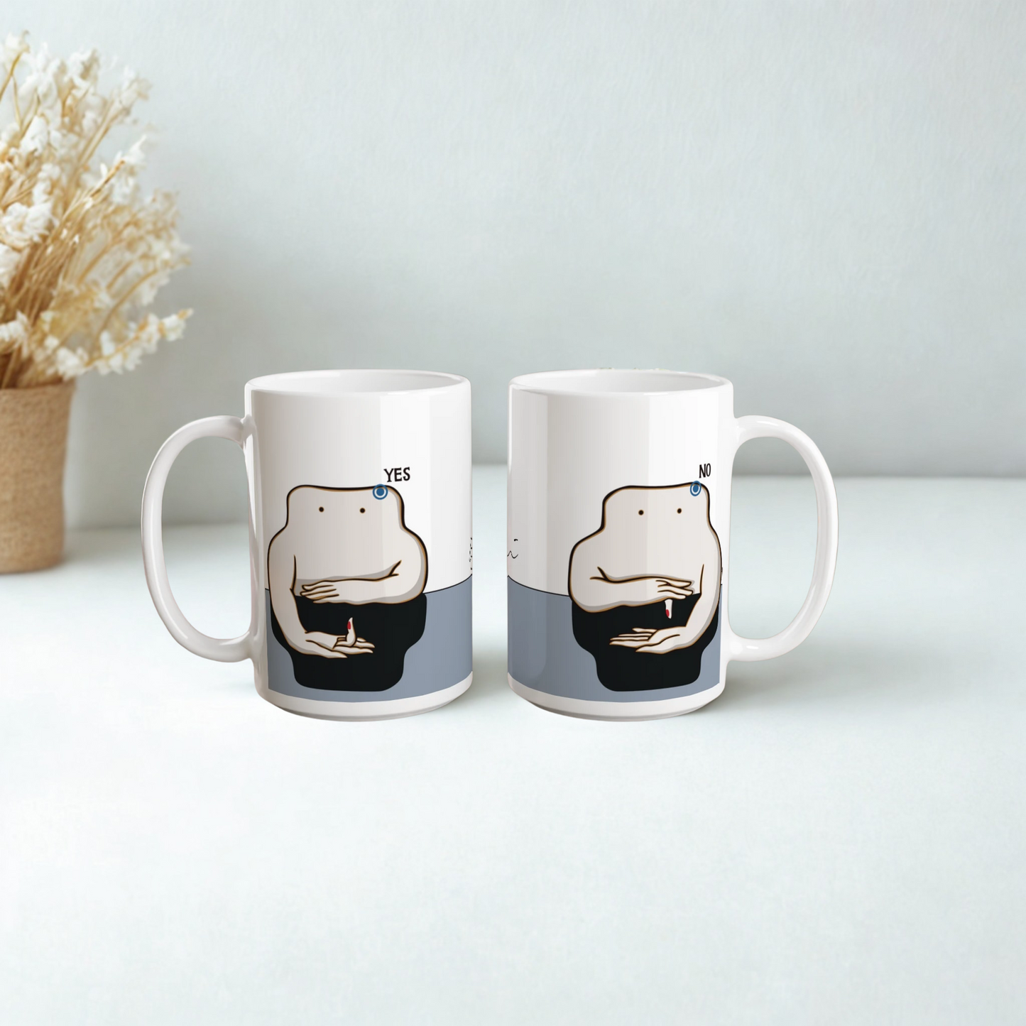 Ceramic Mug 15oz | Peeka –YES or NO