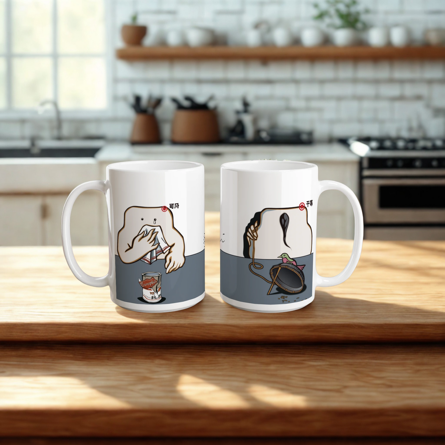 Ceramic Mug 15oz | Peeka –ATEMPT OR PATIENCE