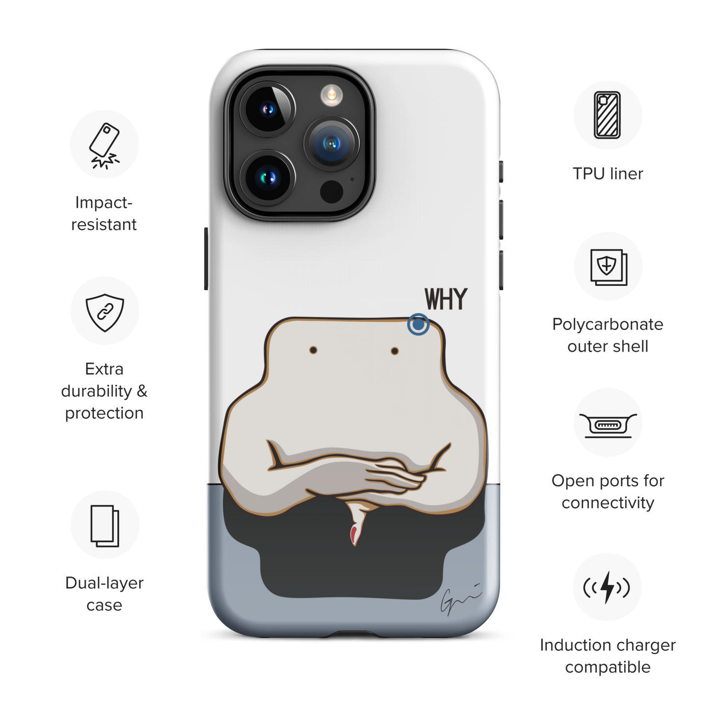 Tough Case for iPhone®little toy_WHY