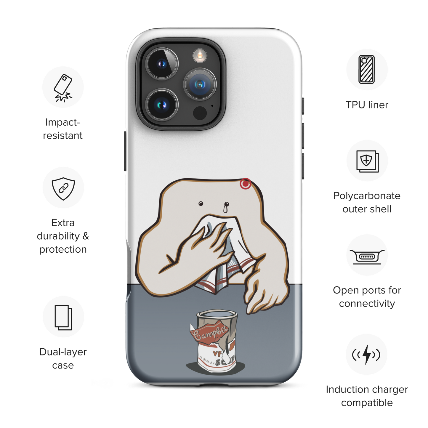 Tough Case for iPhone® | Peeka - ATTEMPT
